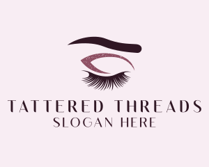 Eyelash Makeup Artist logo design