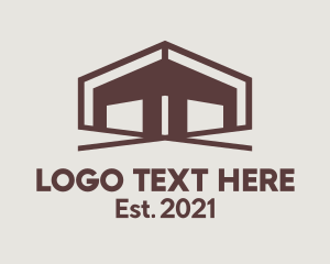 Retail Space - Modern Contemporary Architecture logo design