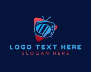 Television Video Chat logo design