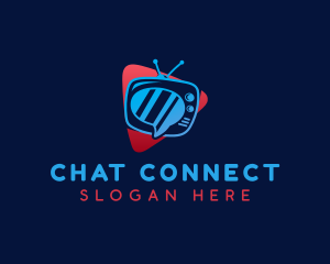 Chat - Television Video Chat logo design