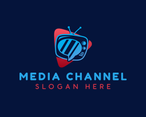 Channel - Television Video Chat logo design