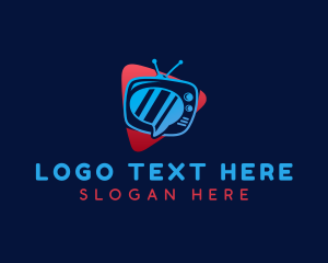 Youtube - Television Video Chat logo design
