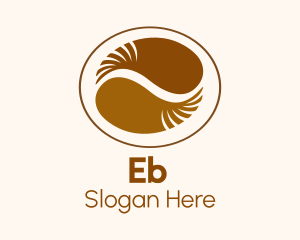 Coffee Bean Badge Logo