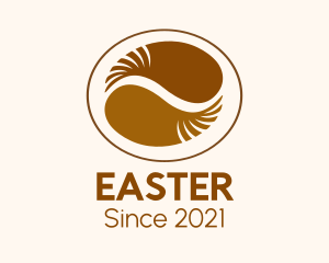 Barista - Coffee Bean Badge logo design