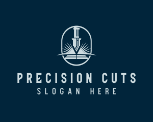 Cutting - Industrial Laser Cutting logo design