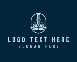 Engineer - Industrial Laser Cutting logo design