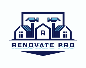 Hammer Construction Renovation logo design