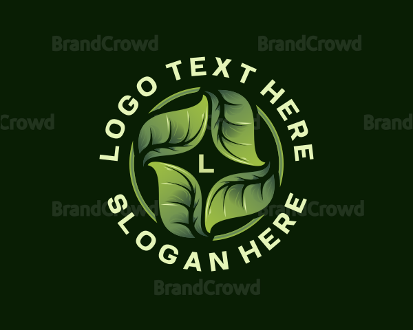 Leaf Nature Plant Logo