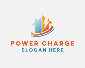 Home Lightning Charge  logo design