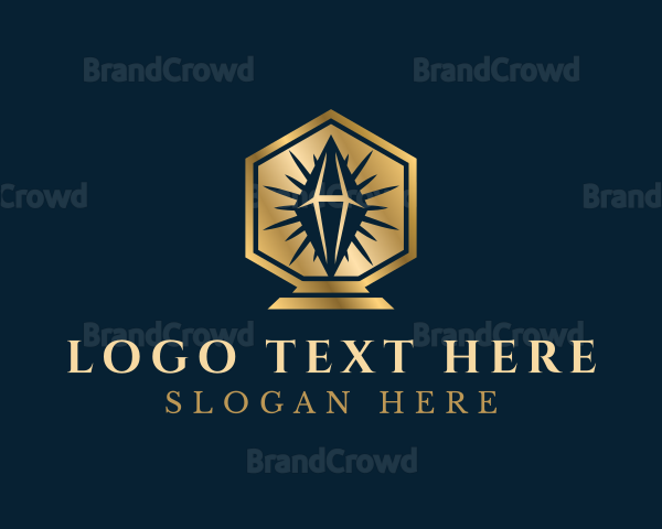 Elegant Diamond Jewelry Logo