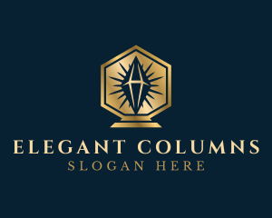 Elegant Diamond Jewelry logo design