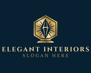 Elegant Diamond Jewelry logo design