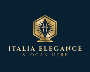 Elegant Diamond Jewelry logo design