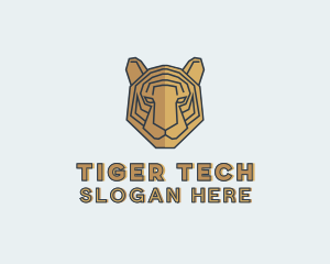 Tiger Safari Animal logo design