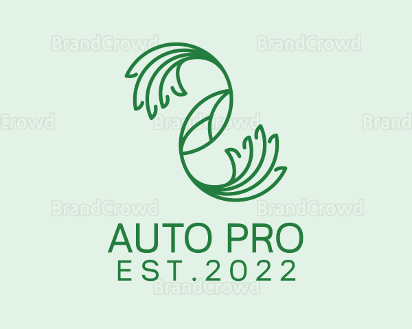 Botany Leaf Plant Logo