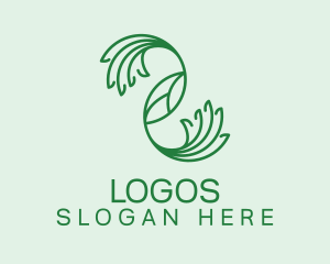 Botany Leaf Plant  Logo