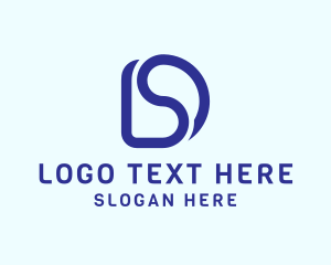 Minimalist Letter SD Business Firm logo design