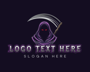 Grim Reaper Mascot logo design