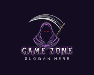 Grim Reaper Mascot logo design