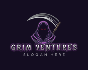 Grim Reaper Mascot logo design