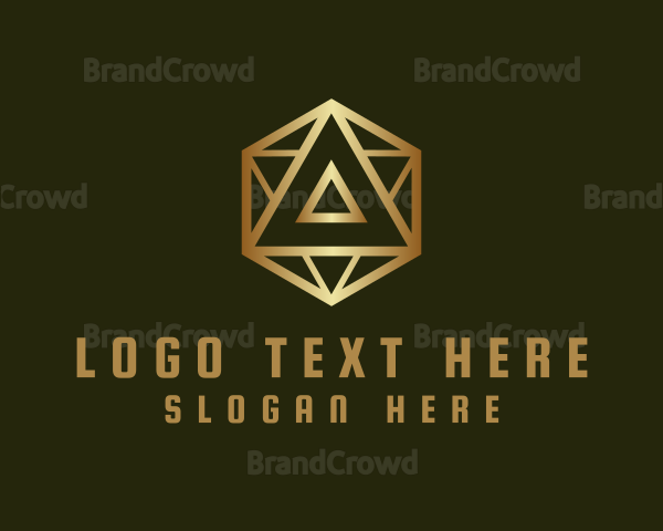 Deluxe Geometric Hexagon Logo