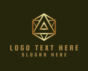 Metal - Deluxe Geometric Hexagon logo design