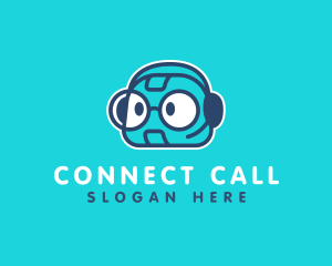 Robot Call Operator logo design