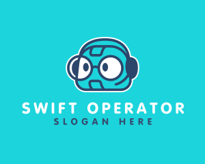 Operator - Robot Call Operator logo design