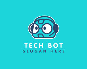 Android - Robot Call Operator logo design