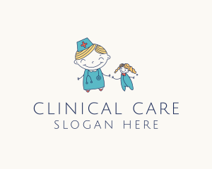 Kids Pediatric Clinic  logo design