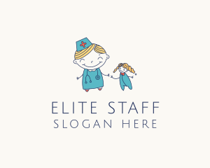 Kids Pediatric Clinic  logo design