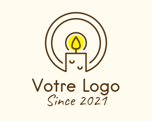 Light - Light Candle Flame logo design