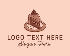 Confectionery - Chocolate Cake Dessert logo design