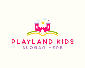 Kids Daycare Castle logo design