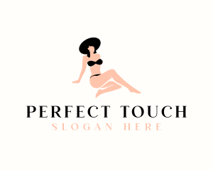 Flawless - Woman Sexy Bikini logo design