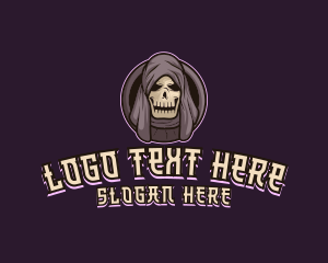 Drawing - Evil Skull Gaming logo design