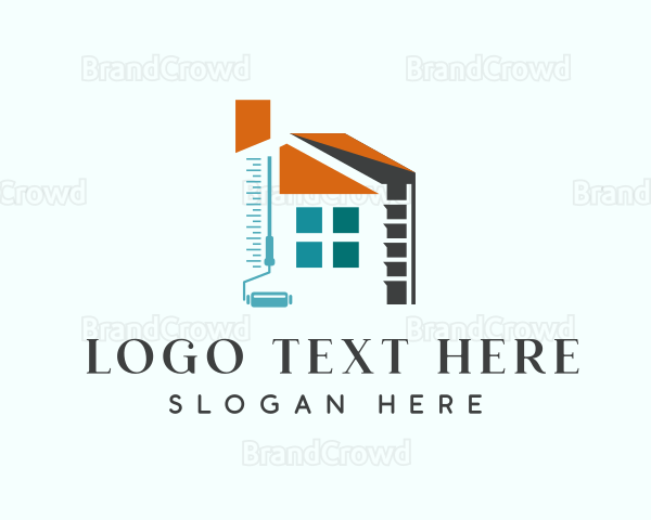 Interior House Design Logo