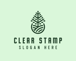 Seedling Tree Plant logo design