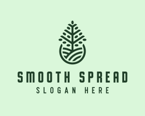 Seedling Tree Plant logo design