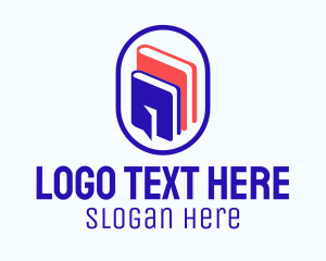 Bookshop - Library Study Room logo design