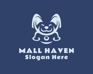 Cute Puppy Pet Shop logo design