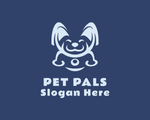 Cute Puppy Pet Shop logo design