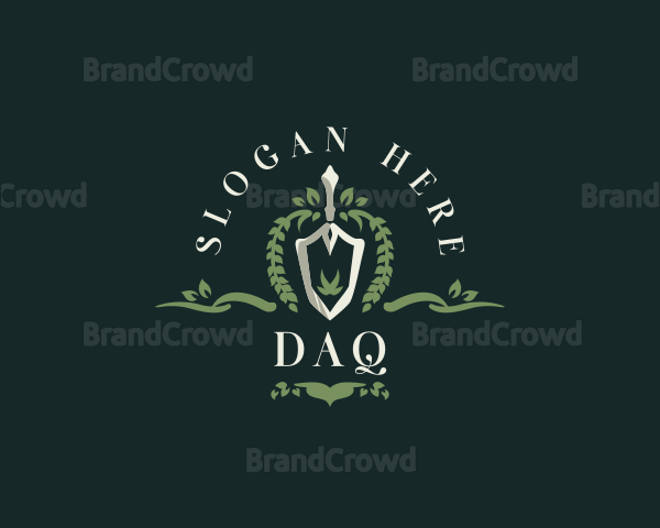 Landscaping Garden Shovel Logo