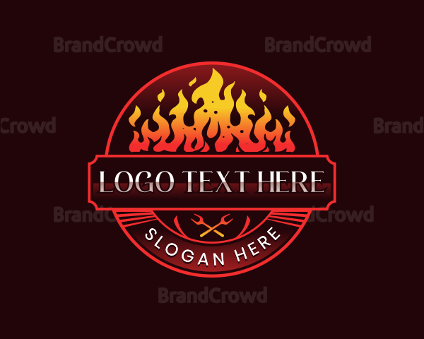 Grill Flame BBQ Logo