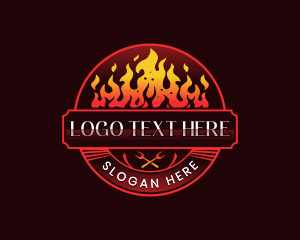 Grill Flame BBQ Logo