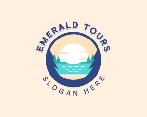 Sea Travel Tourism logo design