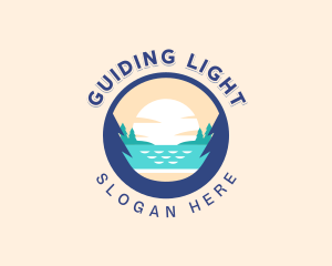 Sea Travel Tourism logo design