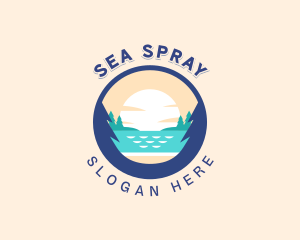 Sea Travel Tourism logo design