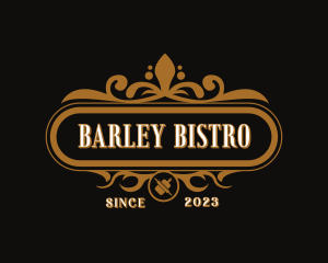 Fancy Restaurant Bistro logo design