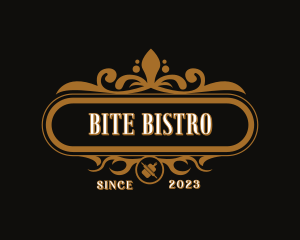 Fancy Restaurant Bistro logo design